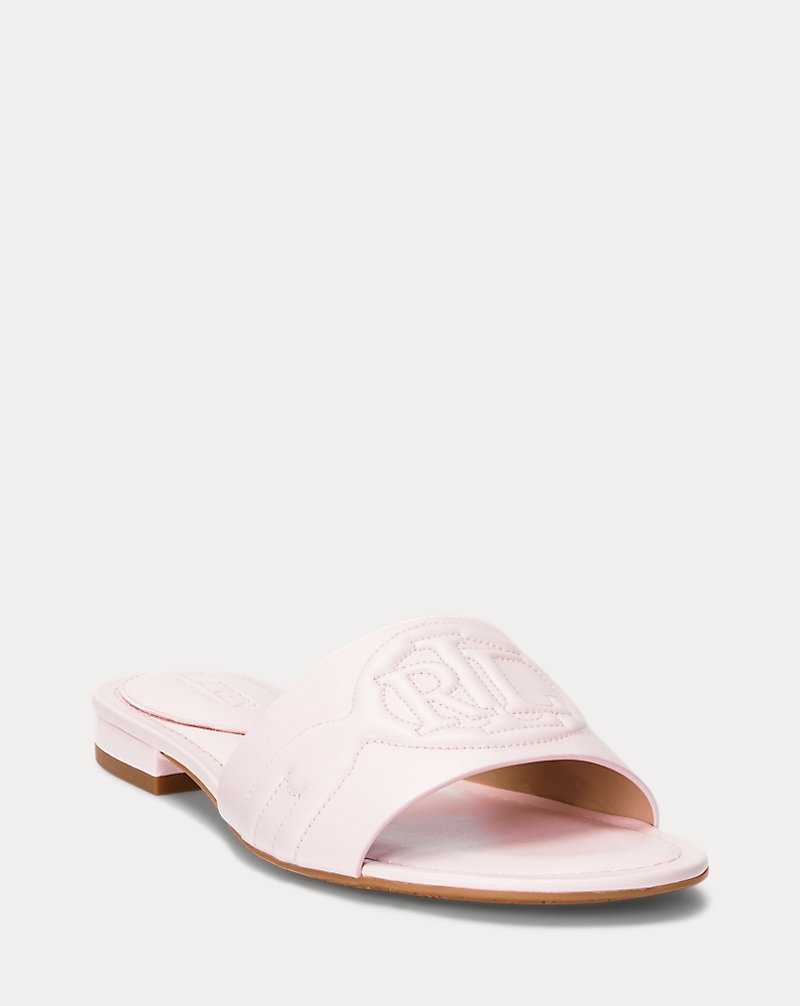 Sandalias Ralph Lauren Alegra III Nappa Leather Mujer Rosas | FTCZEMB-40 - vista 2