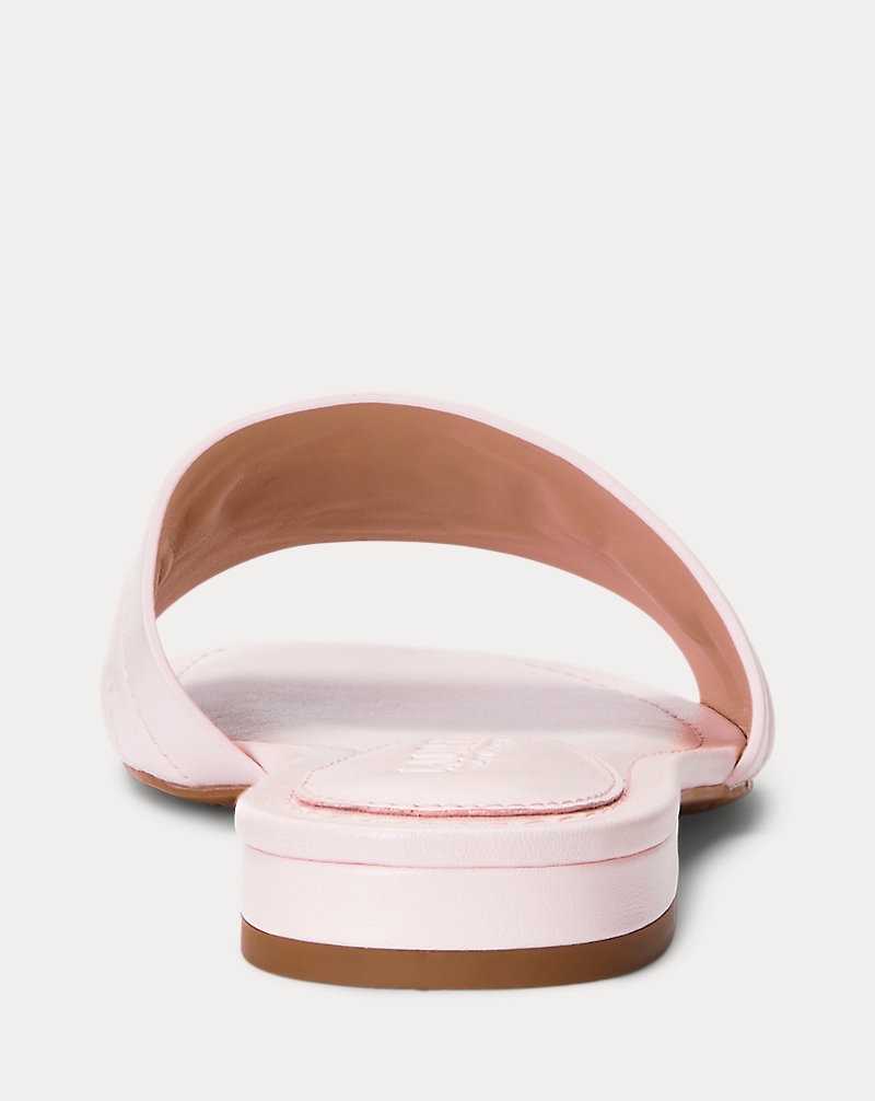 Sandalias Ralph Lauren Alegra III Nappa Leather Mujer Rosas | FTCZEMB-40 - vista 3