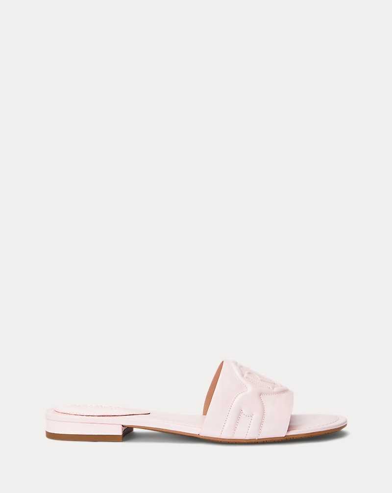 Sandalias Ralph Lauren Alegra III Nappa Leather Mujer Rosas | FTCZEMB-40 - vista 1