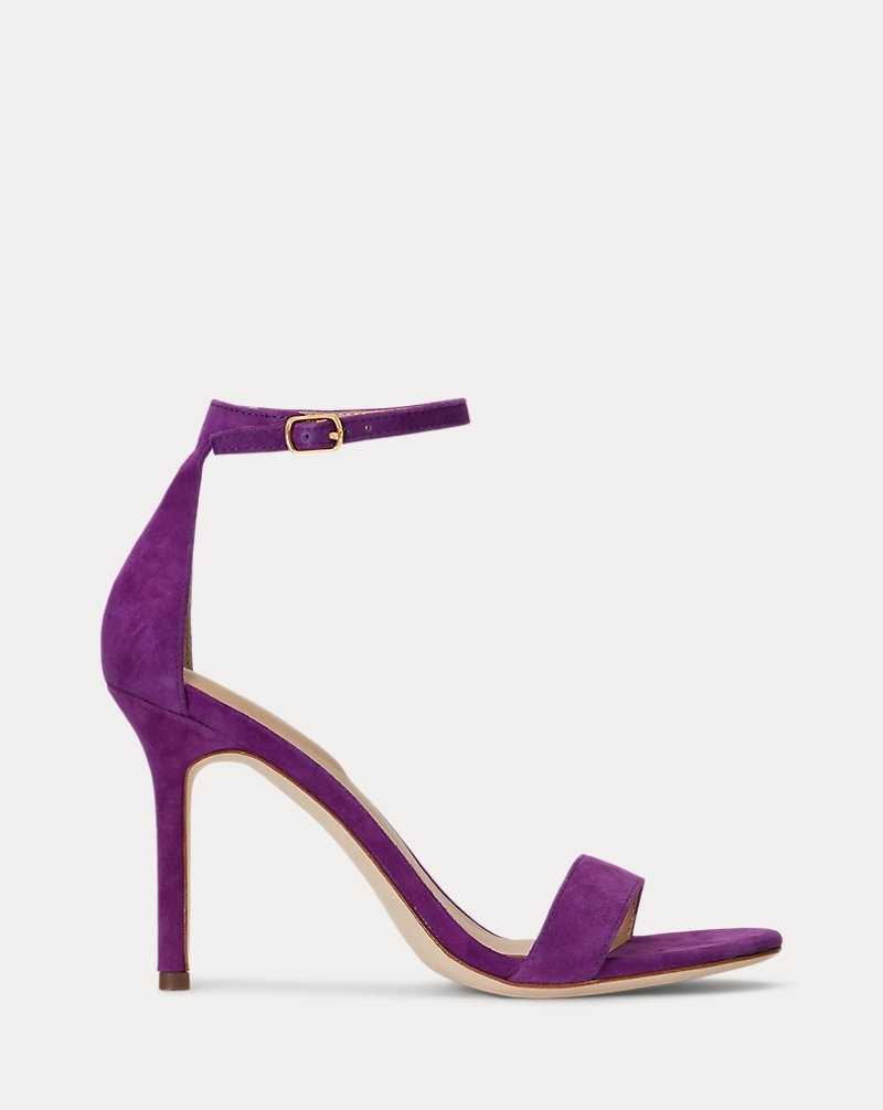 Sandalias Ralph Lauren Allie Suede Mujer Morados | EBLCRAP-54 - vista 1