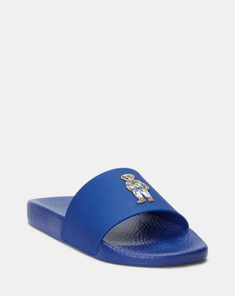 Sandalias Ralph Lauren Bear Hombre Azul Rey | FSWOGHL-20 - vista 2