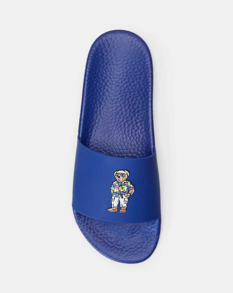 Sandalias Ralph Lauren Bear Hombre Azul Rey | FSWOGHL-20 - vista 4