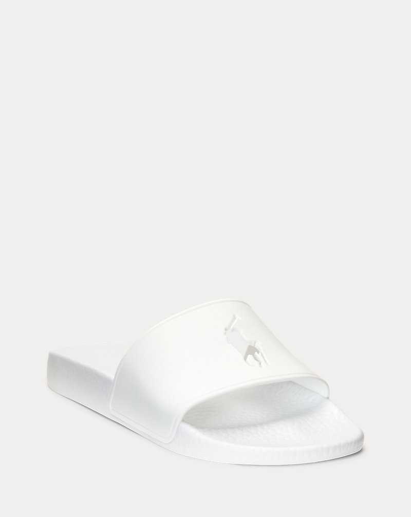 Sandalias Ralph Lauren Big Pony Mujer Blancos | IVZWRTS-80 - vista 2