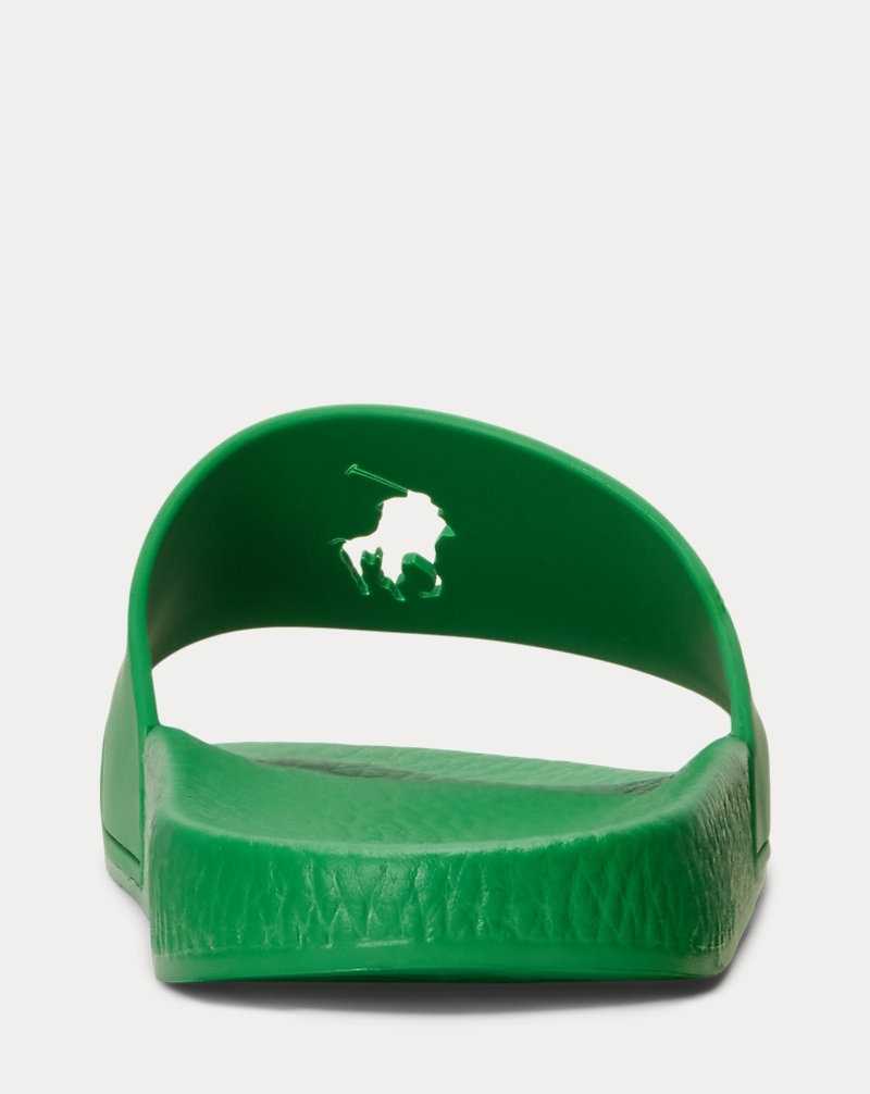Sandalias Ralph Lauren Big Pony Mujer Bright Clover | JGVNKDM-25 - vista 3