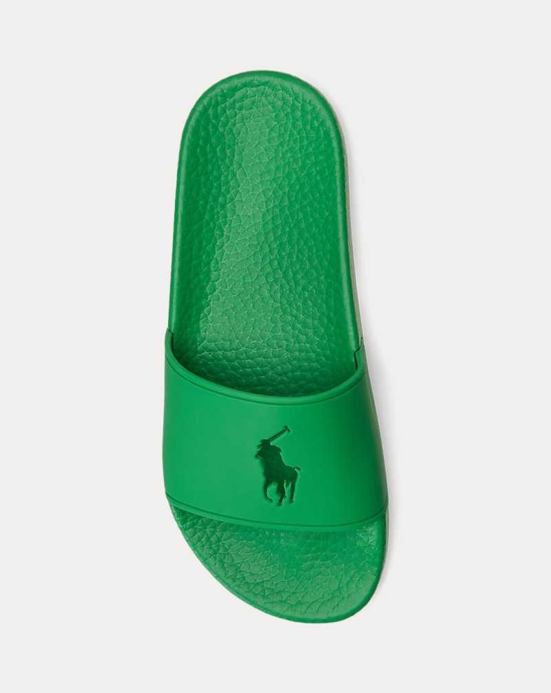Sandalias Ralph Lauren Big Pony Mujer Bright Clover | JGVNKDM-25 - vista 4