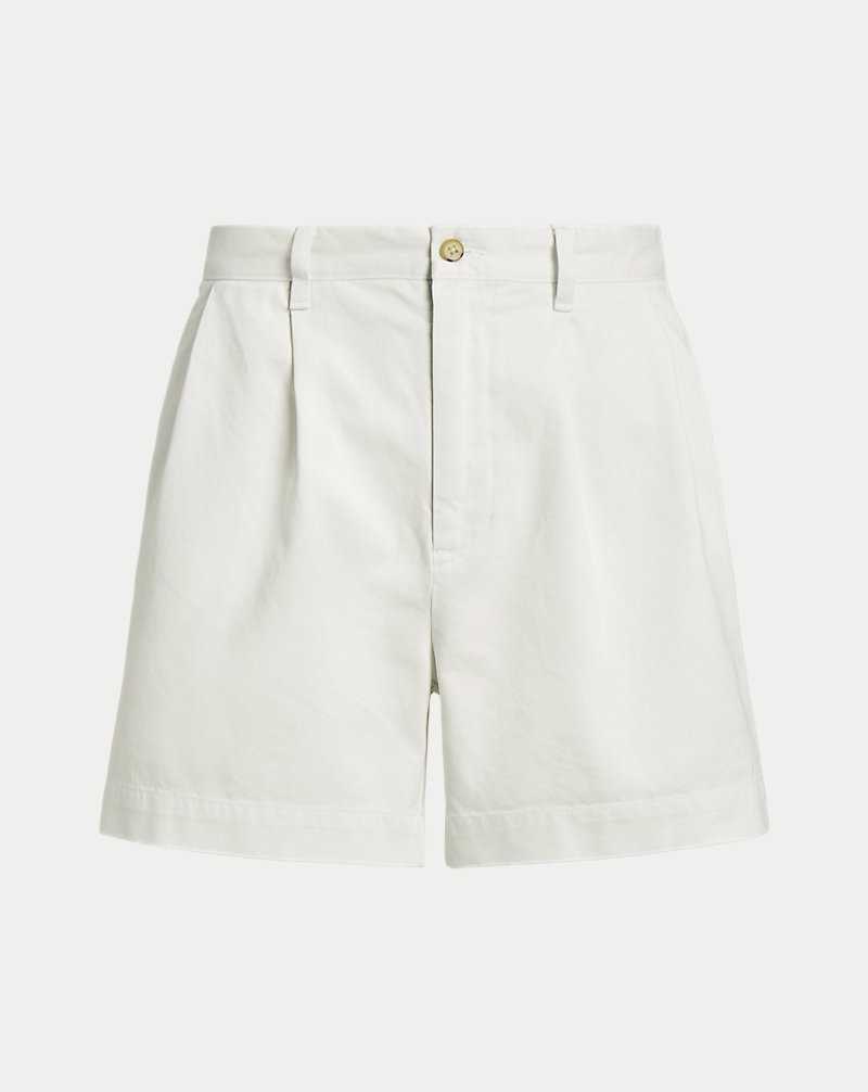 Short Ralph Lauren 12.7 cm Cormac Relaxed Fit Pleated Hombre Blancos | ZRNECOG-24 - vista 2