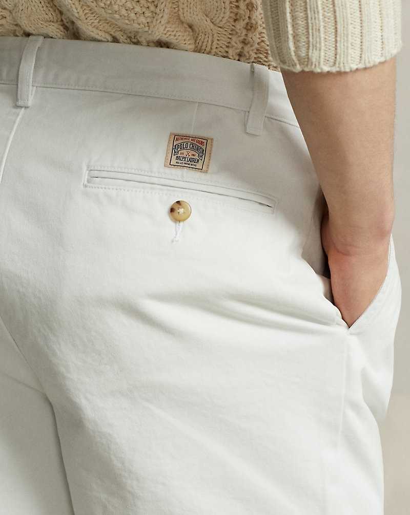 Short Ralph Lauren 12.7 cm Cormac Relaxed Fit Pleated Hombre Blancos | ZRNECOG-24 - vista 5