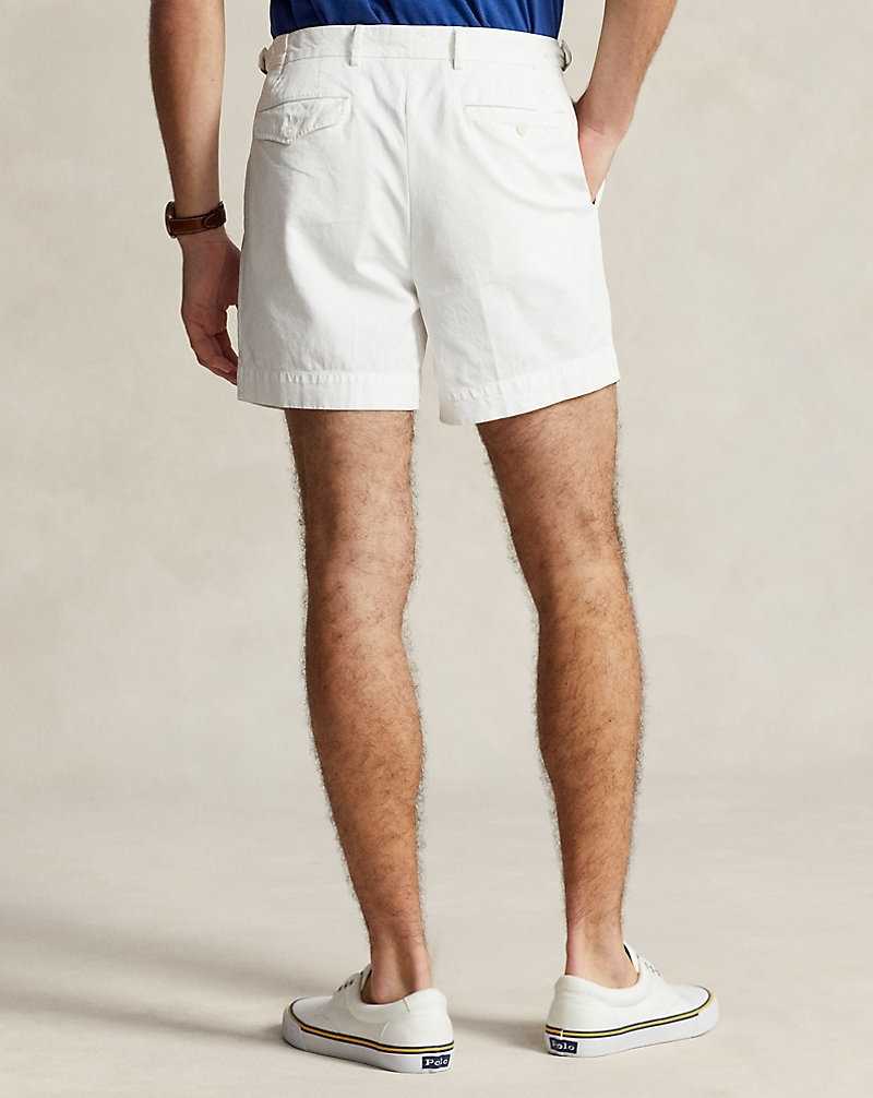 Short Ralph Lauren 12.7 cm Stretch Classic Fit Chino Hombre Blancos | ENWBDXV-68 - vista 4