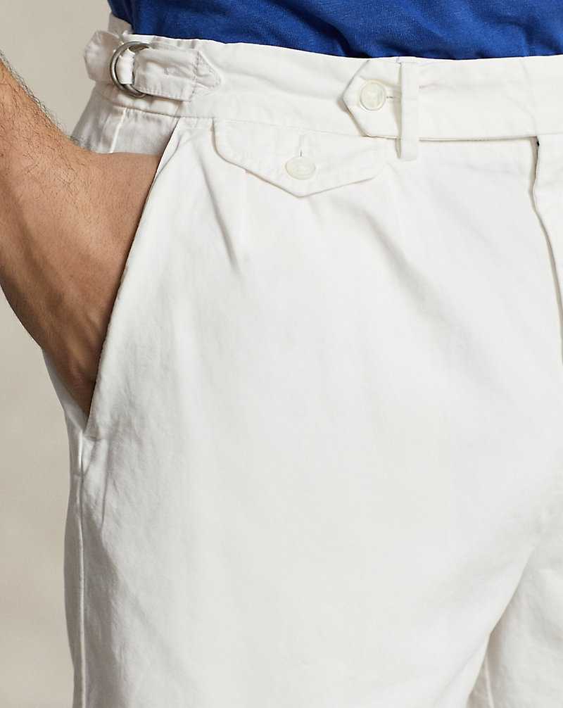 Short Ralph Lauren 12.7 cm Stretch Classic Fit Chino Hombre Blancos | ENWBDXV-68 - vista 5