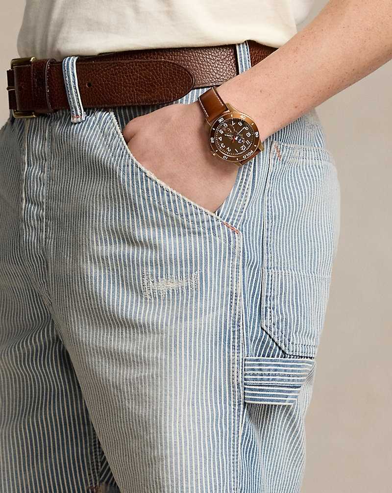 Short Ralph Lauren 14 cm Relaxed Fit Carpenter Hombre Castellow | TVWKPZS-93 - vista 5