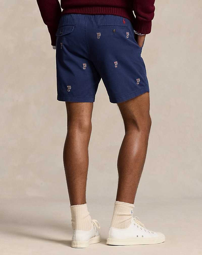 Short Ralph Lauren 15 cm Prepster P-Wing Hombre Azul Marino | UQTYNBH-08 - vista 4