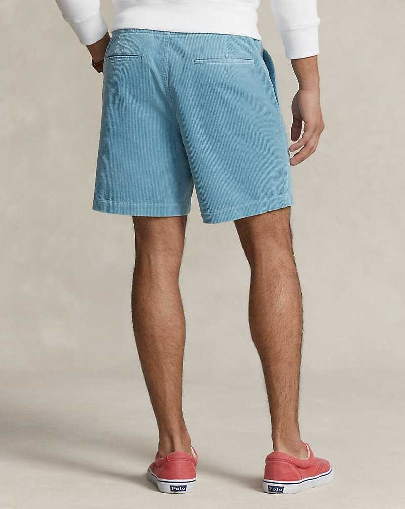 Short Ralph Lauren 15.2 cm Prepster Corduroy Hombre Azules | TGZBHDN-65 - vista 4