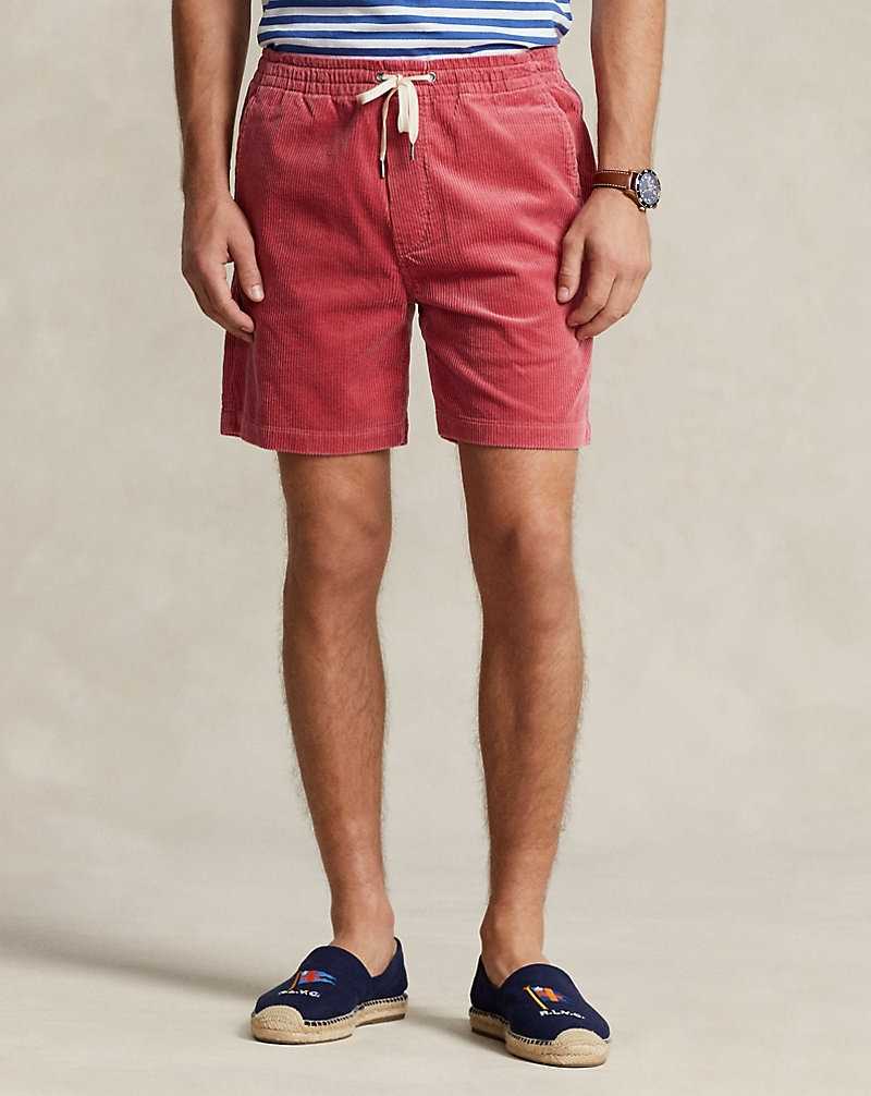 Short Ralph Lauren 15.2 cm Prepster Corduroy Hombre Adirondack Berry | GPTKCJU-39 - vista 3