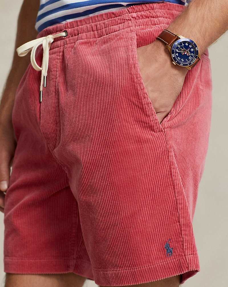 Short Ralph Lauren 15.2 cm Prepster Corduroy Hombre Adirondack Berry | GPTKCJU-39 - vista 5