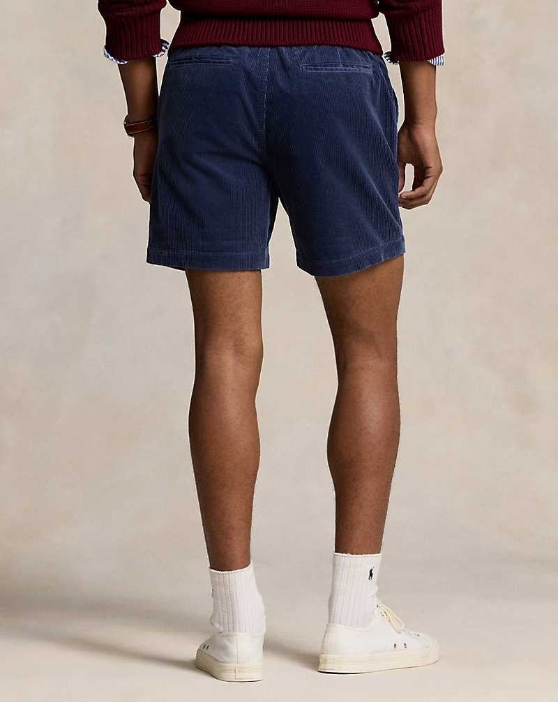 Short Ralph Lauren 15.2 cm Prepster Corduroy Hombre Azul Marino | YHEZAKX-71 - vista 4