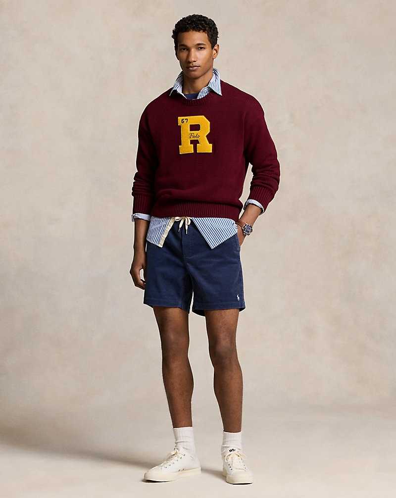 Short Ralph Lauren 15.2 cm Prepster Corduroy Hombre Azul Marino | YHEZAKX-71 - vista 1