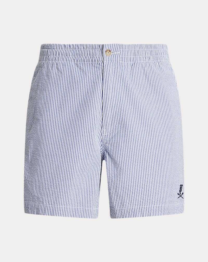 Short Ralph Lauren 15.2 cm Prepster Seersucker Hombre Azules | MFLQWKR-41 - vista 2