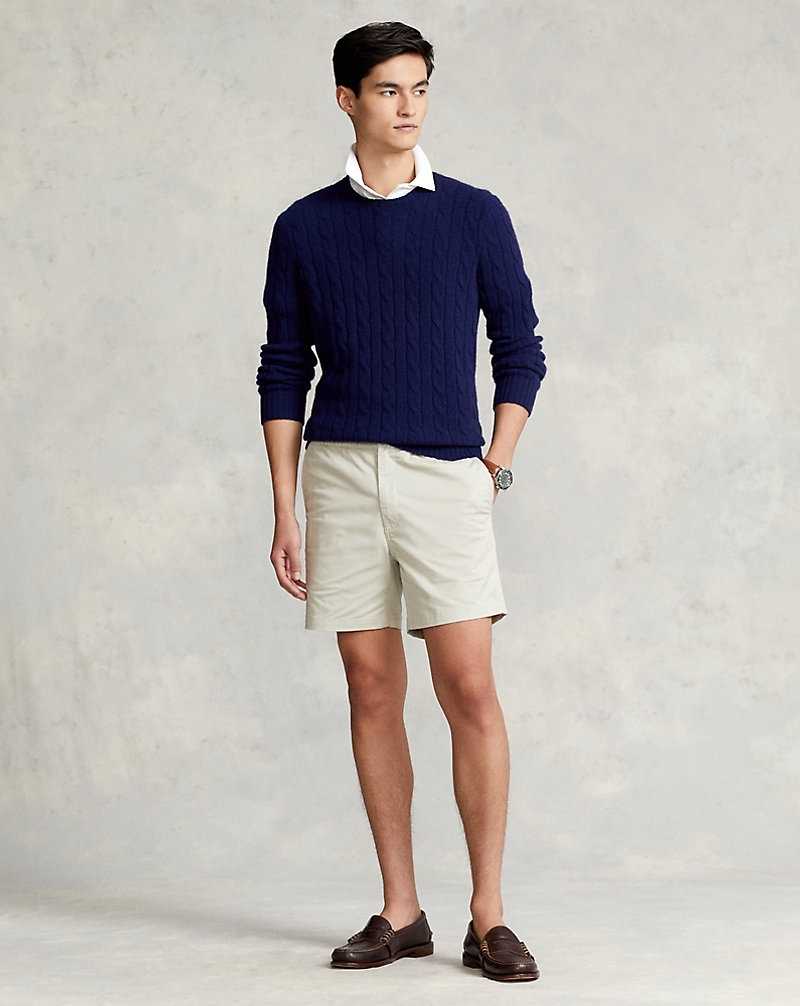 Short Ralph Lauren 15-cm Prepster Stretch Chino Hombre Classic Stone | SWKXNHO-03 - vista 1