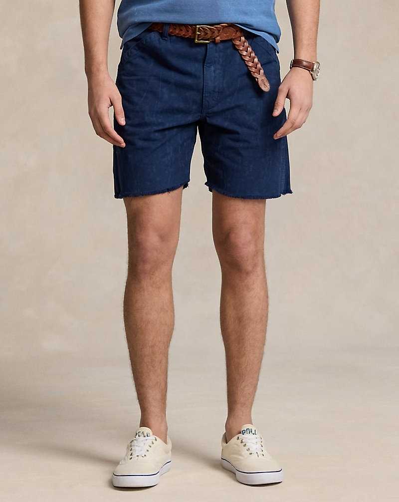 Short Ralph Lauren 16.5 cm Dungaree Fit Twill Hombre Azules | BQUCLJI-58 - vista 3