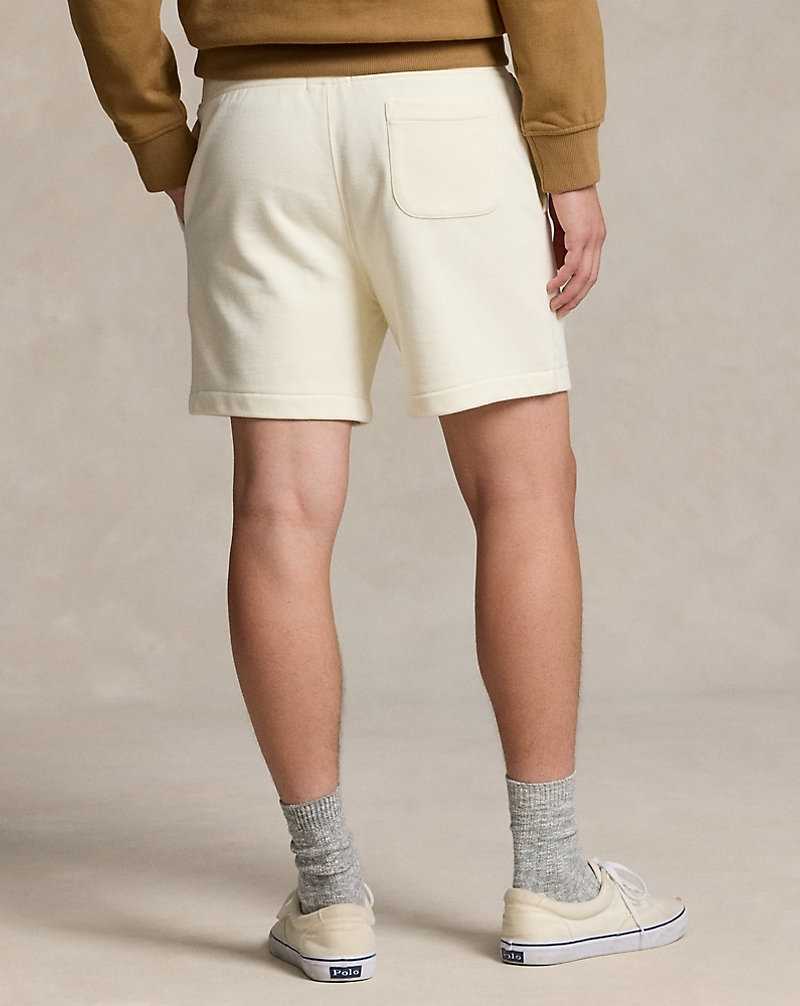 Short Ralph Lauren 16.5 cm Relaxed Fit Logo Fleece Hombre Creme | YVZSHBJ-53 - vista 4