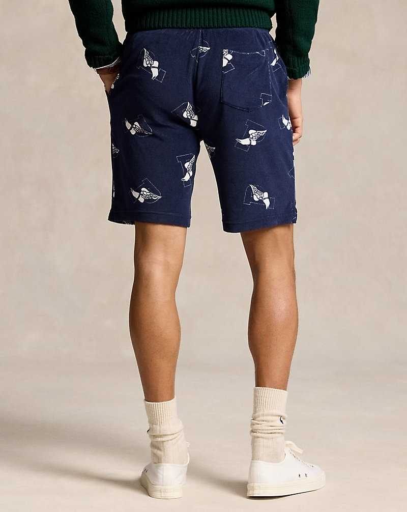 Short Ralph Lauren 19 cm P-Wing Terry Hombre Azul Marino | BSQANZF-81 - vista 4
