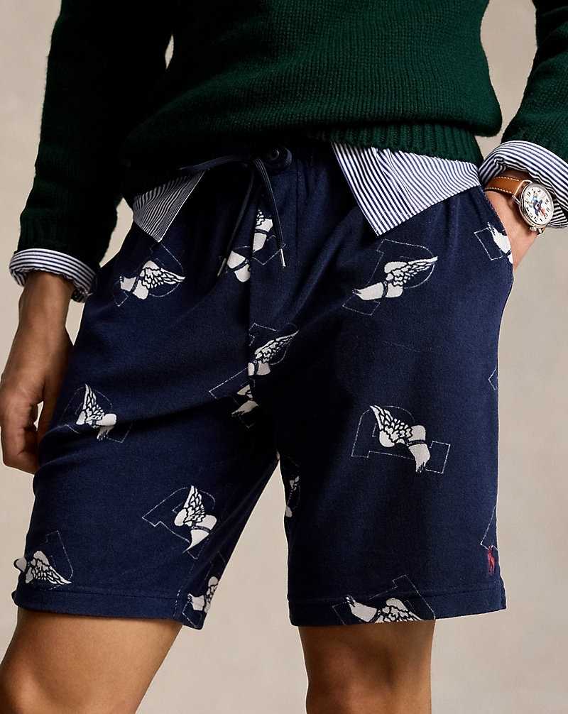 Short Ralph Lauren 19 cm P-Wing Terry Hombre Azul Marino | BSQANZF-81 - vista 5