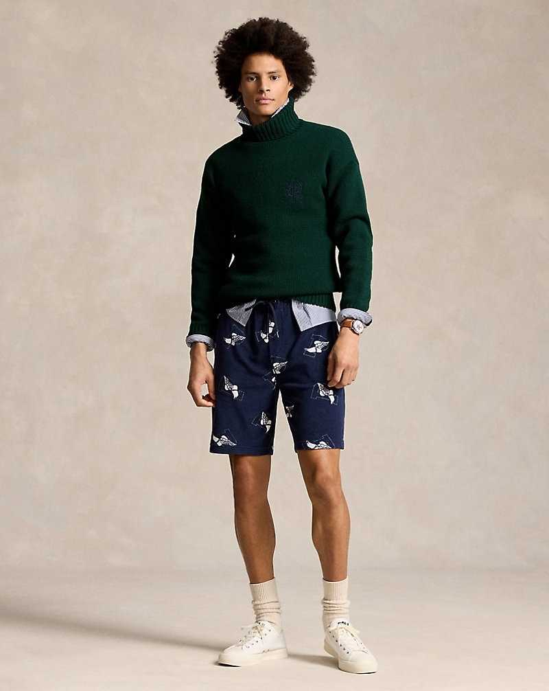 Short Ralph Lauren 19 cm P-Wing Terry Hombre Azul Marino | BSQANZF-81 - vista 1