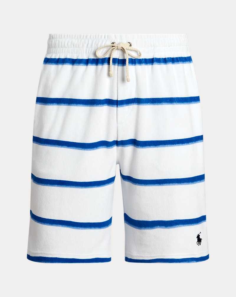 Short Ralph Lauren 19 cm Striped Terry Drawstring Hombre Ombre Painted Stripes Blu | VXSTPBH-85 - vista 2