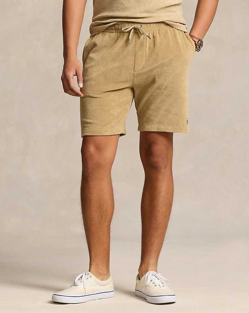 Short Ralph Lauren 19-cm Terry Drawstring Hombre Beige | PFBVSAQ-48 - vista 3