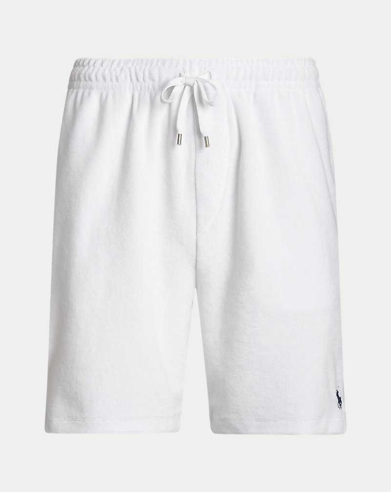Short Ralph Lauren 19-cm Terry Drawstring Hombre Blancos | SUTZLRW-79 - vista 2