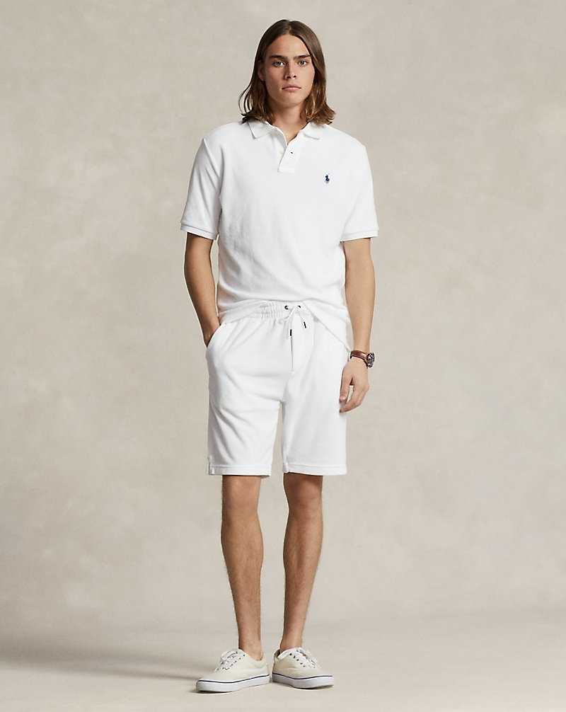 Short Ralph Lauren 19-cm Terry Drawstring Hombre Blancos | SUTZLRW-79 - vista 1