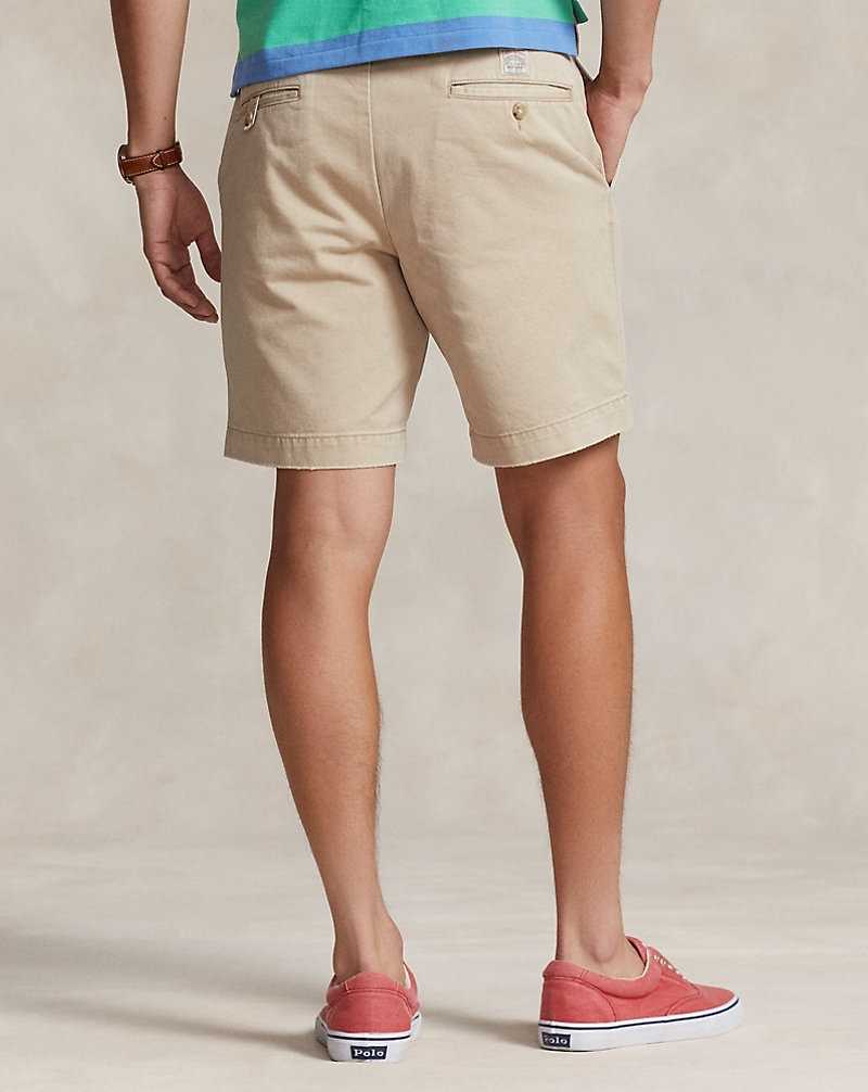 Short Ralph Lauren 20 cm Salinger Straight Fit Chino Hombre Kaki | QLZEIVW-61 - vista 4
