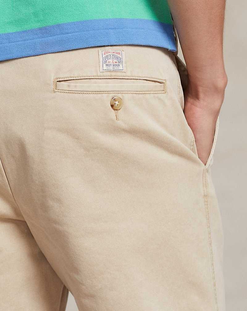Short Ralph Lauren 20 cm Salinger Straight Fit Chino Hombre Kaki | QLZEIVW-61 - vista 5