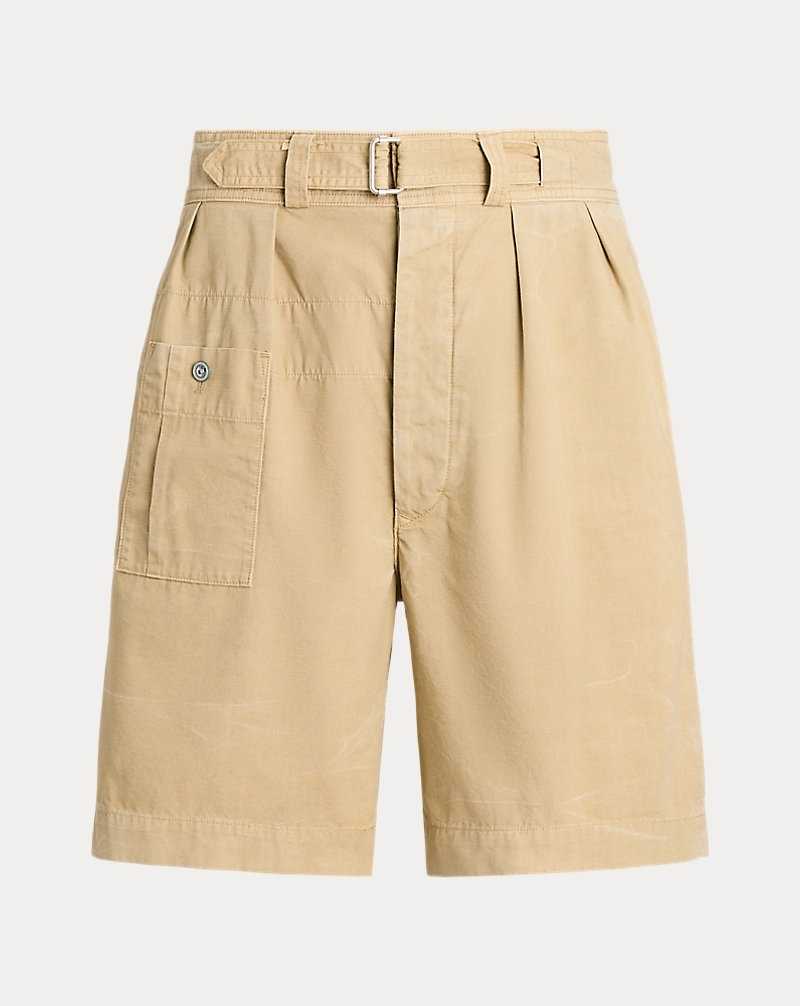 Short Ralph Lauren 20.3 cm Classic Fit Canvas Aviator Hombre Surrey Tan | TKGRYZH-51 - vista 2