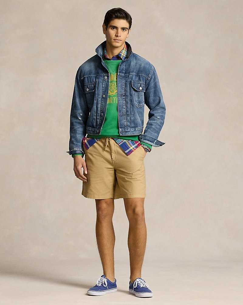 Short Ralph Lauren 20.3 cm Prepster Oxford Hombre Kaki | ANFETYJ-94 - vista 1