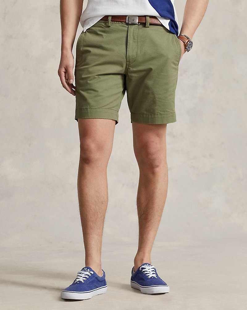Short Ralph Lauren 20.3 cm Straight Fit Stretch Chino Hombre Garden Trail | ZOHTGPC-43 - vista 3