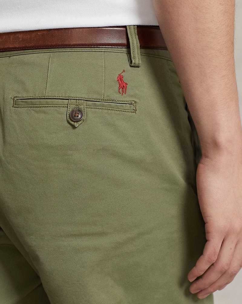 Short Ralph Lauren 20.3 cm Straight Fit Stretch Chino Hombre Garden Trail | ZOHTGPC-43 - vista 5