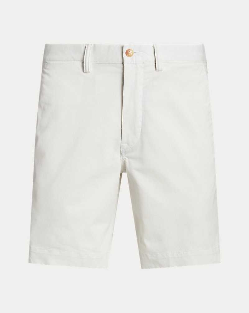 Short Ralph Lauren 20.3 cm Stretch Straight Fit Chino Hombre Blancos | ITWCVLR-72 - vista 2