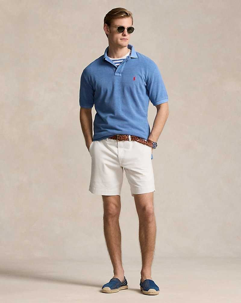 Short Ralph Lauren 20.3 cm Stretch Straight Fit Chino Hombre Blancos | ITWCVLR-72 - vista 1
