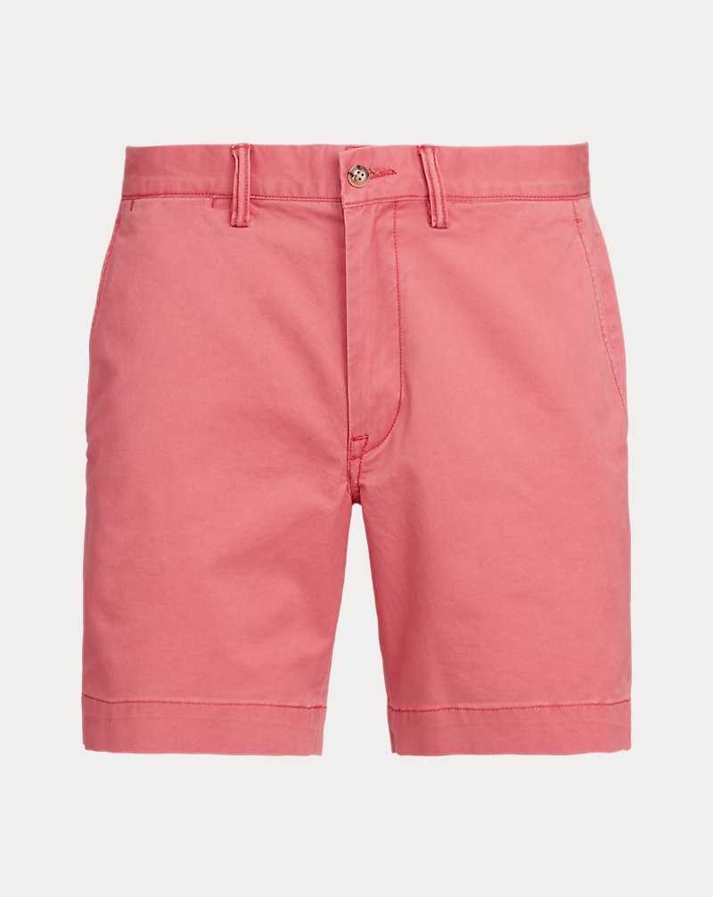 Short Ralph Lauren 20.3 cm Stretch Straight Fit Chino Hombre Rojos | YRKFLQM-52 - vista 2