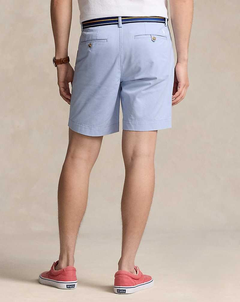 Short Ralph Lauren 20.3 cm Stretch Straight Fit Chino Hombre Azules | PUSYTDW-72 - vista 4