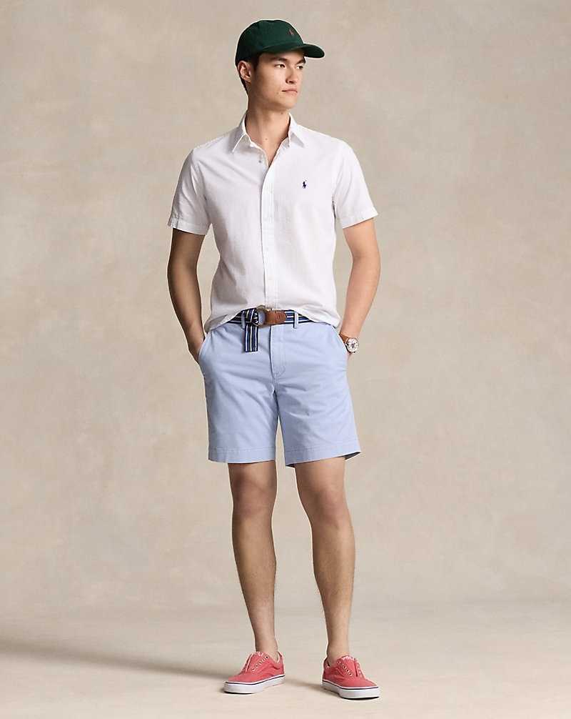 Short Ralph Lauren 20.3 cm Stretch Straight Fit Chino Hombre Azules | PUSYTDW-72 - vista 1
