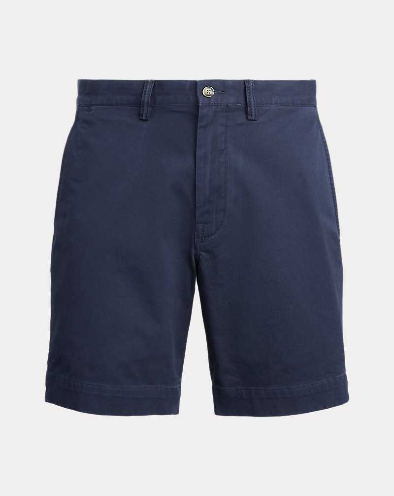 Short Ralph Lauren 20.3 cm Stretch Straight Fit Chino Hombre Nautical Ink | UAICEHY-56 - vista 2