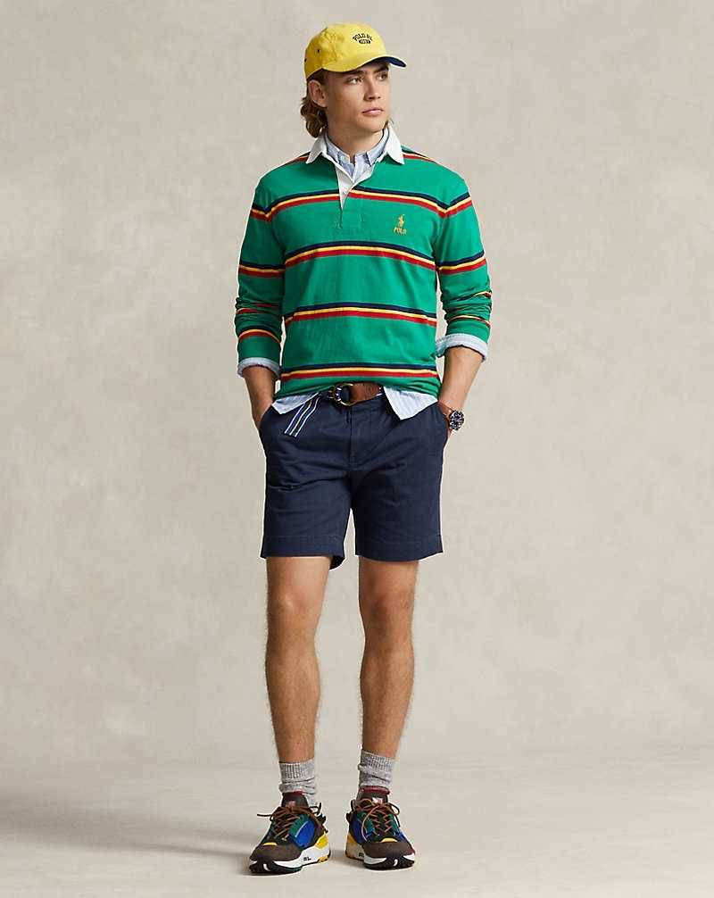 Short Ralph Lauren 20.3 cm Stretch Straight Fit Chino Hombre Nautical Ink | UAICEHY-56 - vista 1