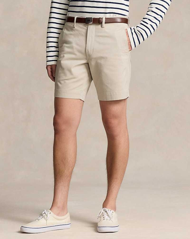 Short Ralph Lauren 20.3 cm Stretch Straight Fit Chino Hombre Classic Stone | BMCUSNR-71 - vista 3