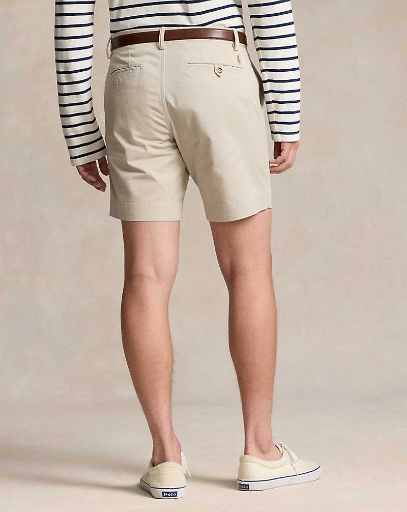 Short Ralph Lauren 20.3 cm Stretch Straight Fit Chino Hombre Classic Stone | BMCUSNR-71 - vista 4