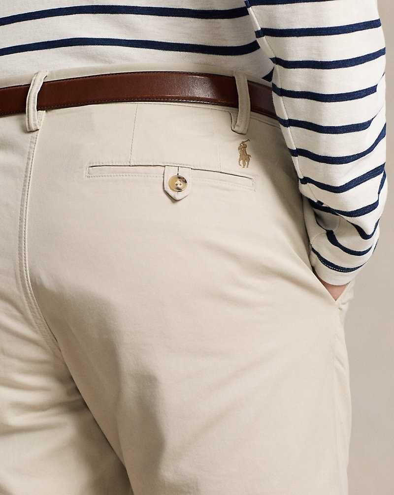 Short Ralph Lauren 20.3 cm Stretch Straight Fit Chino Hombre Classic Stone | BMCUSNR-71 - vista 5