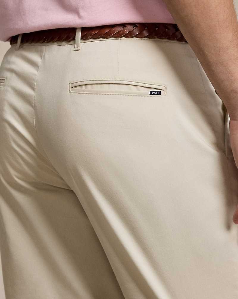 Short Ralph Lauren 22.9 cm Tailored Fit Performance Hombre Basic Sand | XBFQPAW-69 - vista 5