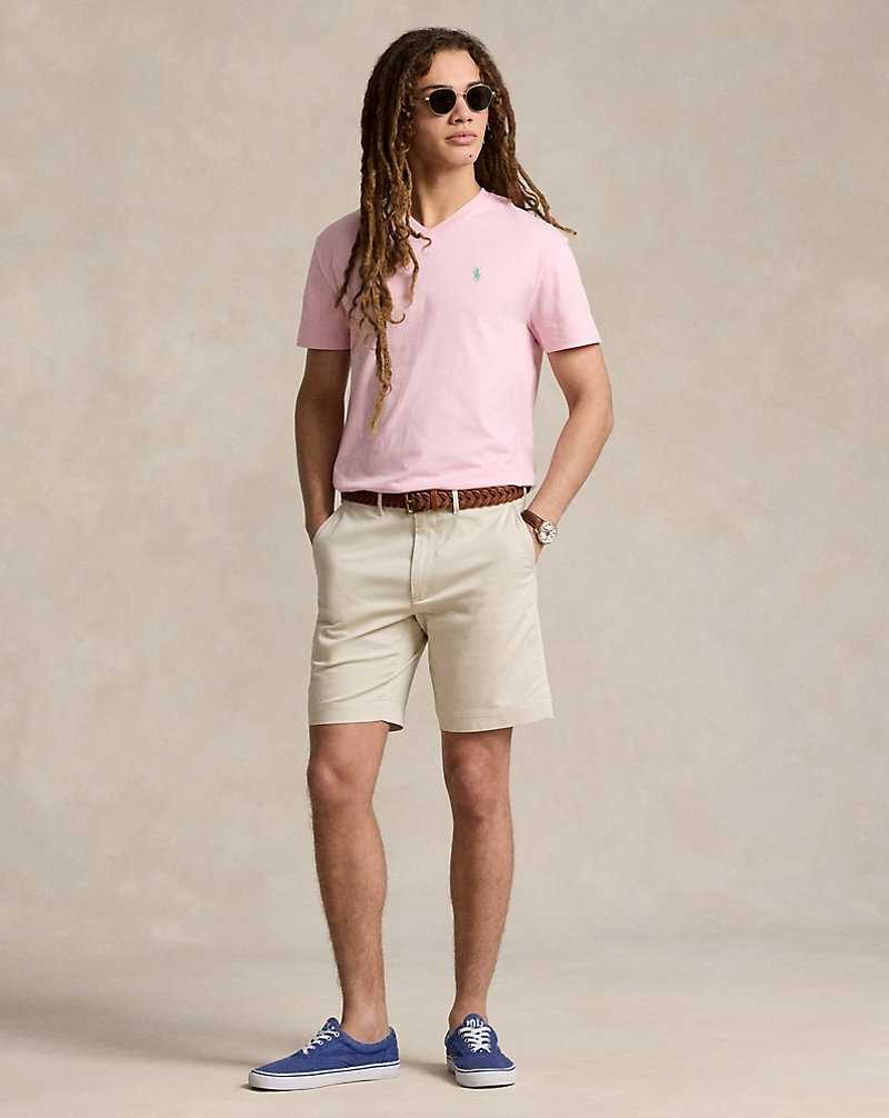 Short Ralph Lauren 22.9 cm Tailored Fit Performance Hombre Basic Sand | XBFQPAW-69 - vista 1