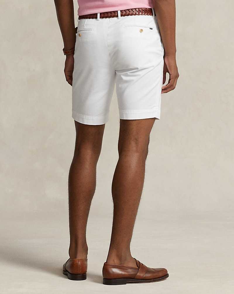 Short Ralph Lauren 24-cm Stretch Slim Fit Chino Hombre Blancos | MPCOTJG-96 - vista 4